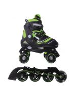 Rollschuhe konvertierbar in 2 in 1 REVERSE Lime Green Inline-Skates Größe L NEXTREME