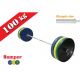 Olympic Crossfit Kit Bumper Stoßstangenscheiben 100 kg mit Stange 220 cm Last 320 kg